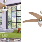 Ventilador de techo LED Bastilipo Malibú