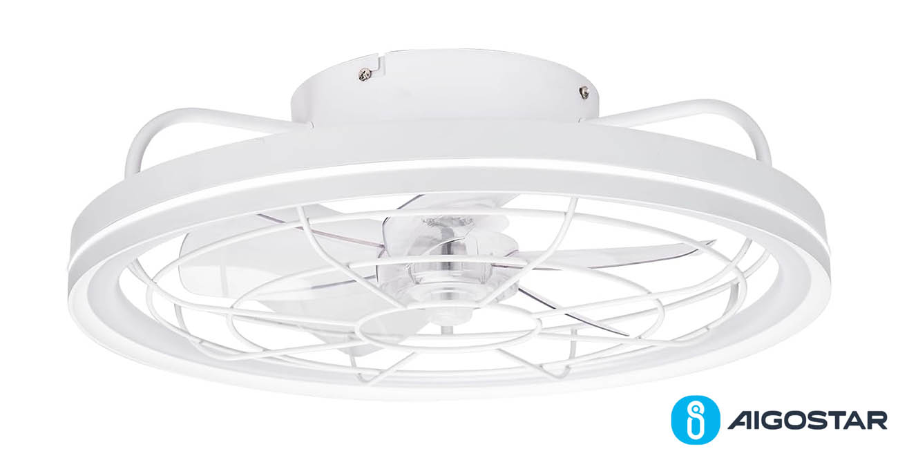 Ventilador de techo Aigostar con luz LED y mando