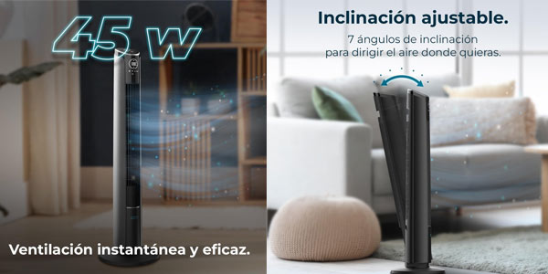 Ventilador de torre Cecotec Energysilence 9250 Skyline Smart Tilt oferta