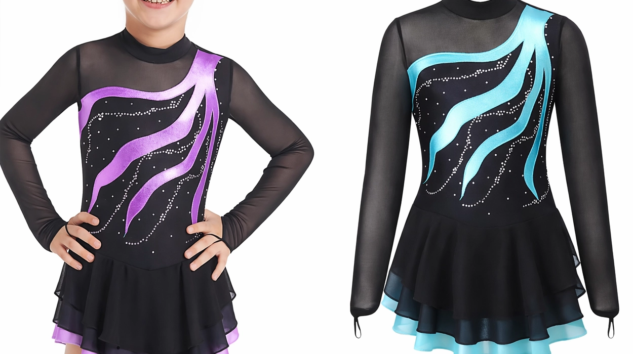 vestido de gimnasia y ballet para niñas