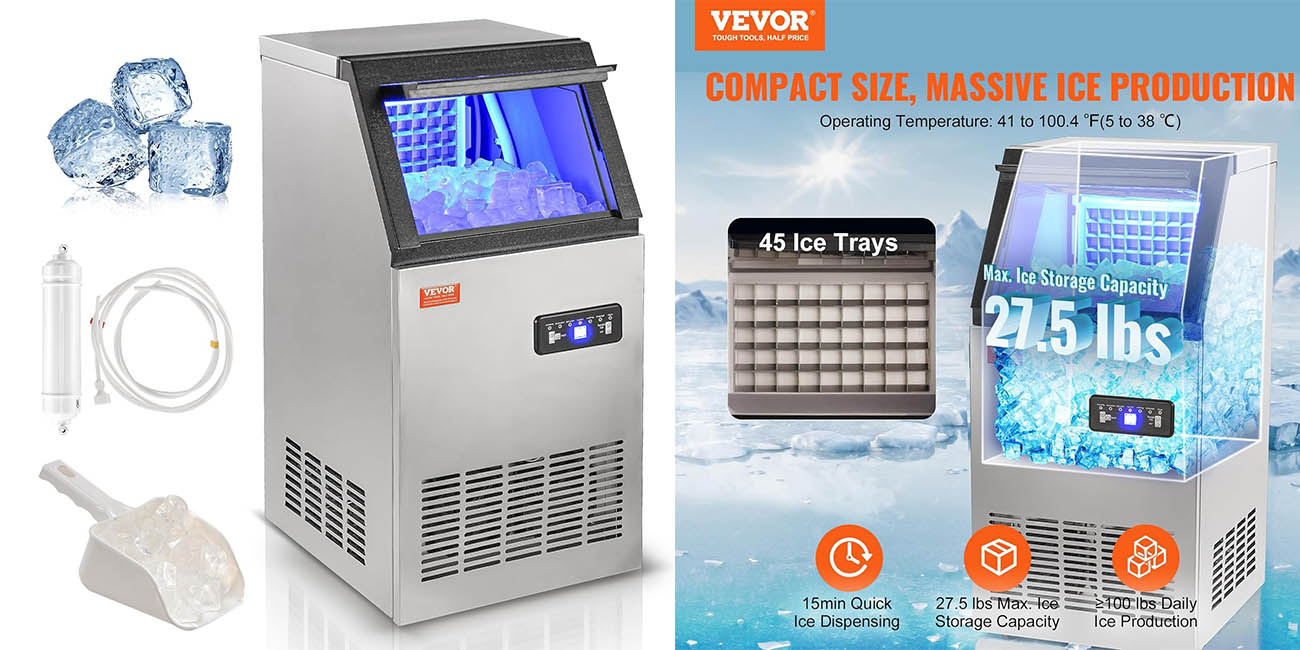 Vevor máquina cubitos hielo profesional oferta