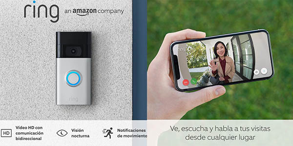 Videoportero inteligente Ring Video Doorbell (2ªGen)