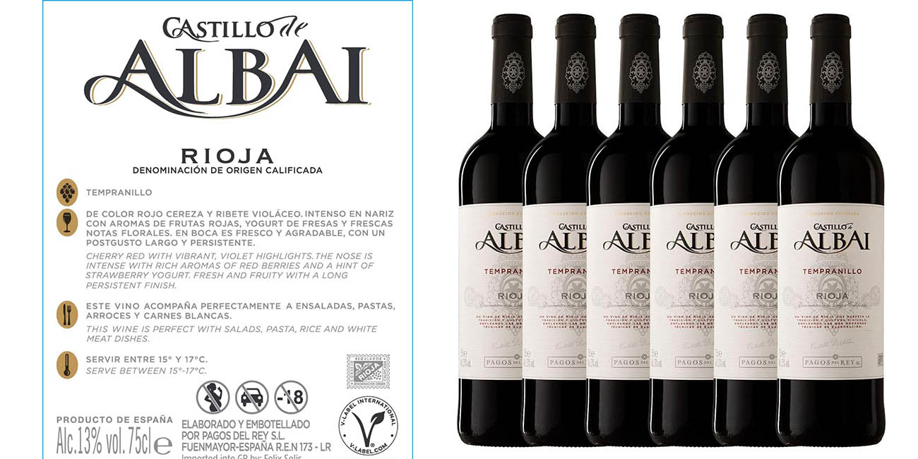 Vino Castillo Albai tinto chollo