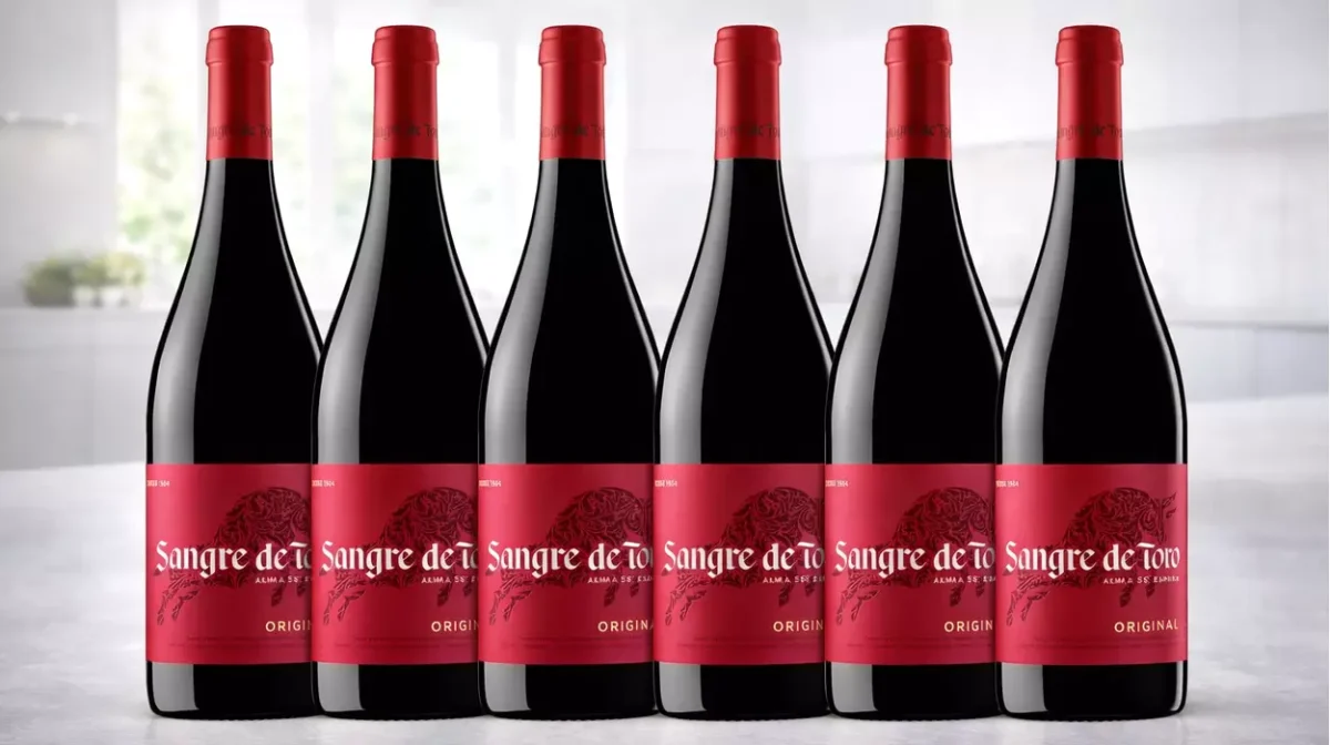 Pack x6 botellas Vino Sangre De Toro Tinto Crianza de 750 ml