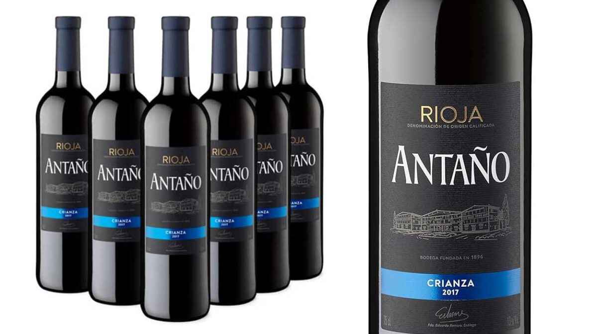 Pack x6 Vino tinto Antaño Crianza D.O Rioja