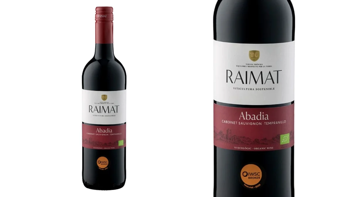 Vino tinto ecológico Raimat Abadia Cabernet Sauvignon
