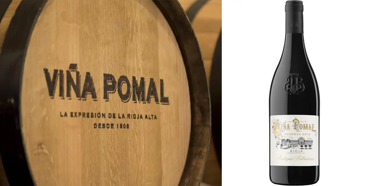 Botella de Viña Pomal Reserva 2018 DO Rioja