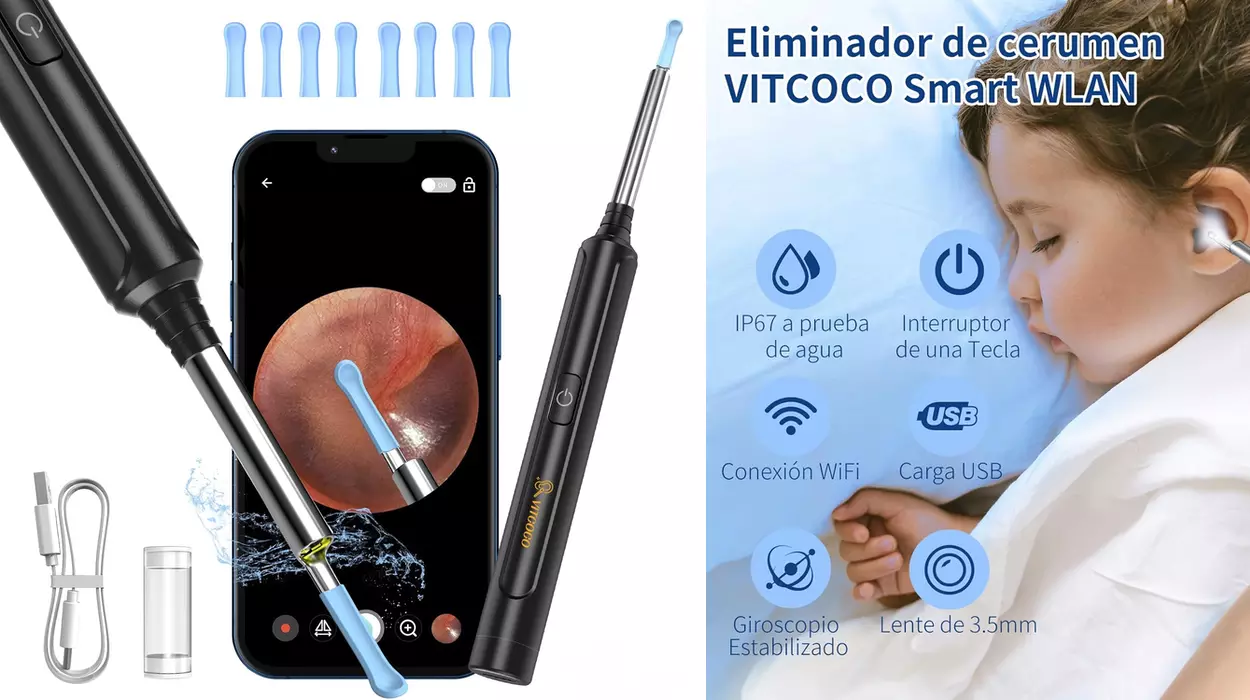 Kit inalámbrico de limpieza de oídos