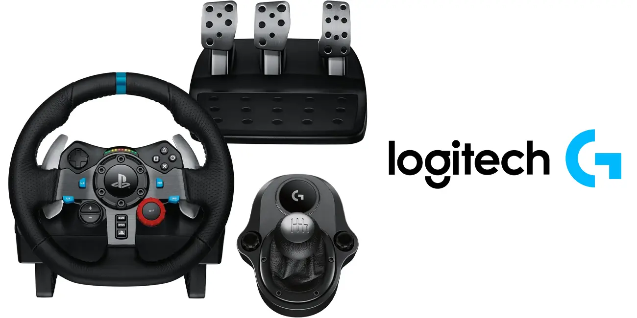 Volante con pedales Logitech G29 + Palanca de cambio Logitech G Driving Force
