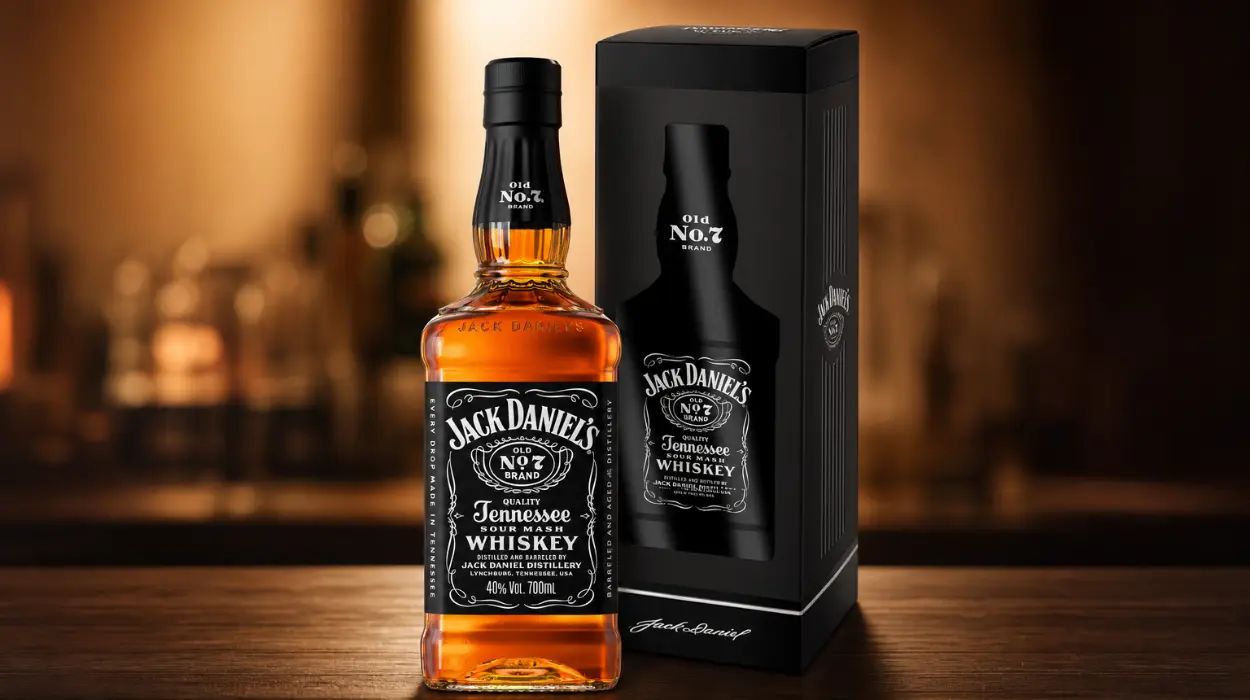 Jack Daniel's Tennessee Whiskey Old No.7 en estuche regalo de 700 ml