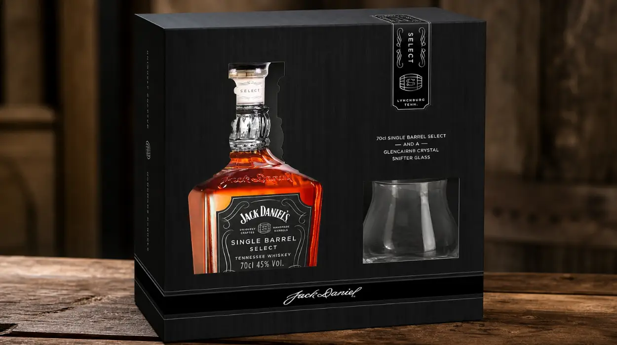 Sorprende con este pack especial de Jack Daniel's Single Barrel: whisky + vaso exclusivo