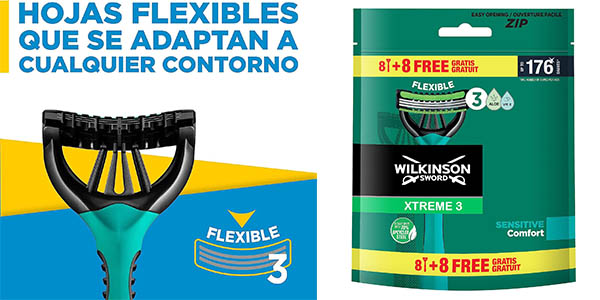 Wilkinson Xtreme 3 Sensitive maquinillas chollo