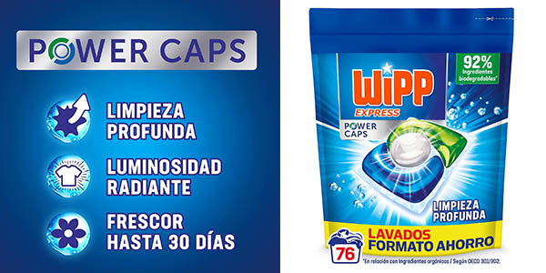 Wipp Express Power Caps 76 pack chollo