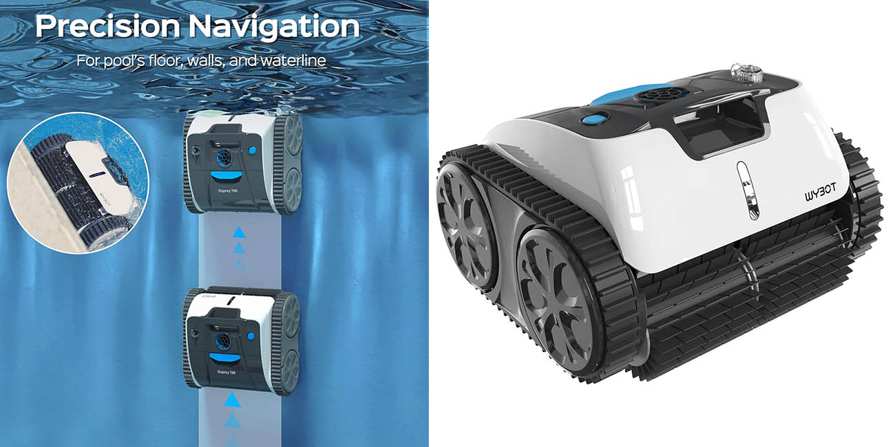 Wybot robot limpiafondos piscinas grandes chollo