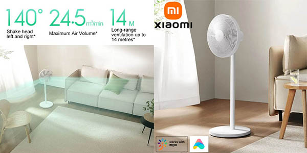 Xiaomi Mijia smart DC ventilador inalámbrico chollo