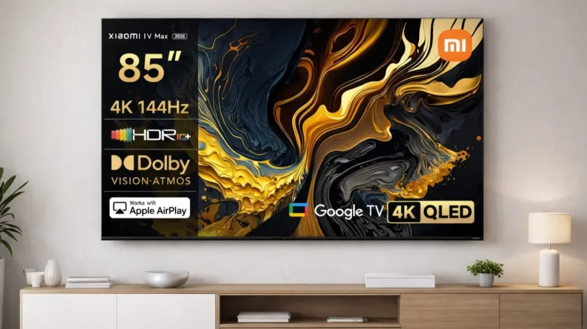 Una pantalla gigante para vivirlo todo: Xiaomi TV MAX 4K de 85 pulgadas con imagen avanzada 144 Hz y funciones gaming