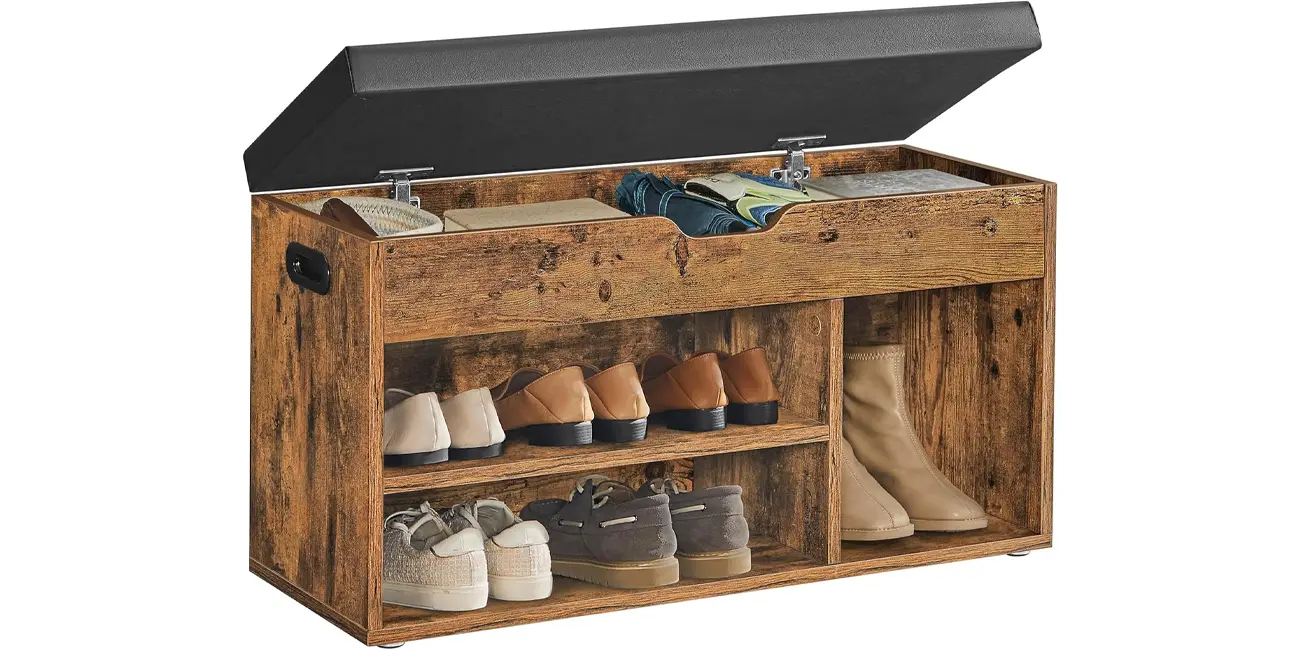 Zapatero con cojín VASAGLE