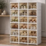 Gabinete de almacenamiento de zapatos plegable DECODEKO