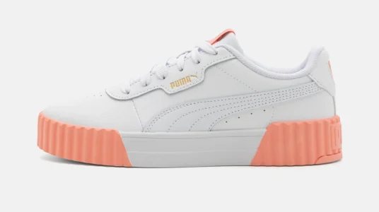 zapatillas PUMA Carina 3.0 para mujer en blanco y rosa