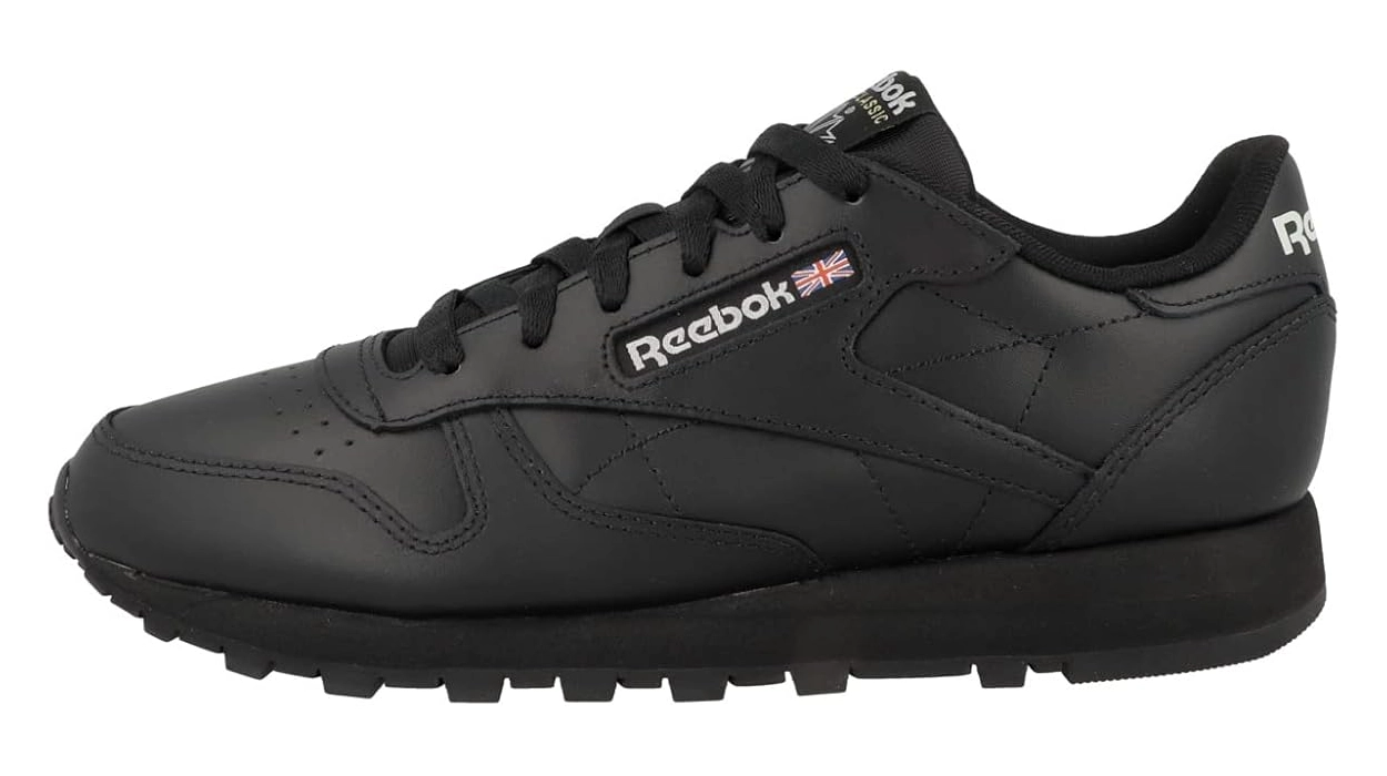 zapatillas Reebok Classic Leather 001 negras unisex baratas