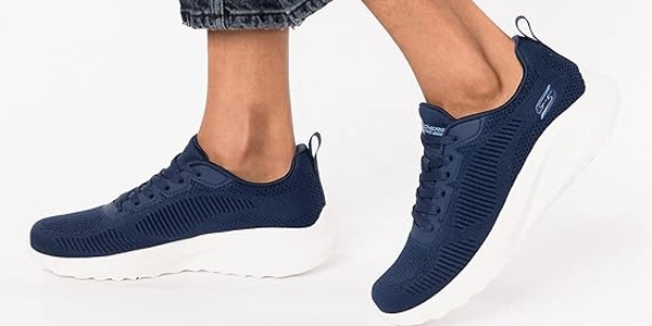 zapatillas Skechers Bobs Squad Chaos Face Off azul marino mujer oferta