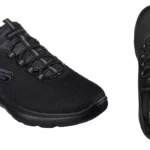 zapatillas Skechers Summits High Range Slip-ins en color negro
