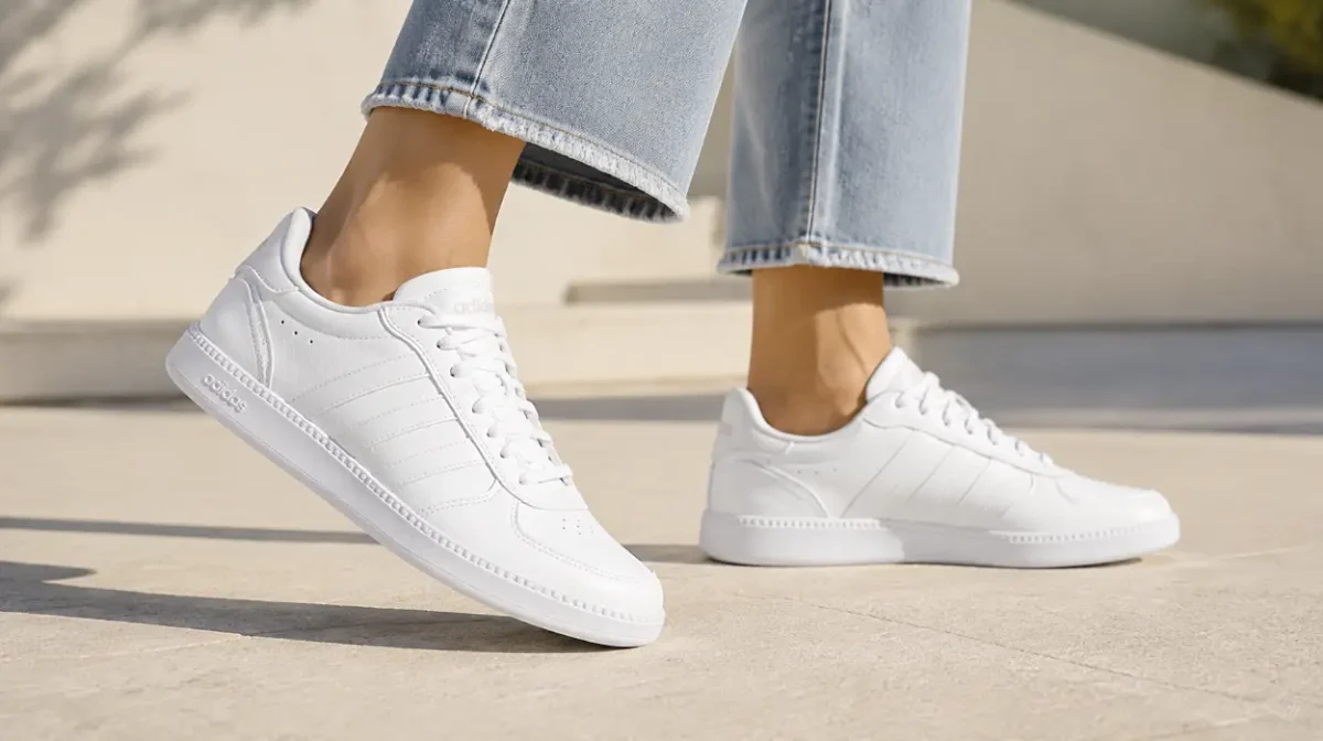 Zapatillas Adidas Breaknet para mujer, un clásico en blanco