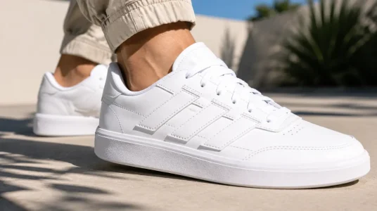 Zapatillas adidas Courtblock para hombre en color blanco