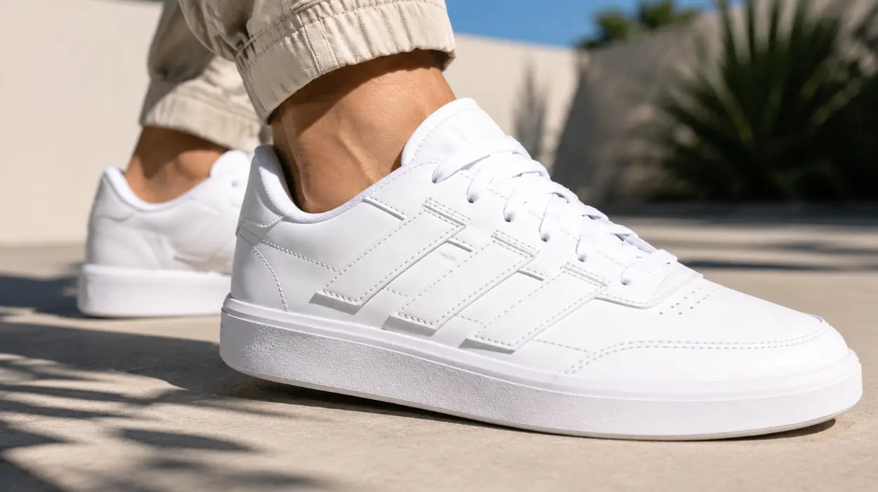 Zapatillas adidas Courtblock para hombre en color blanco