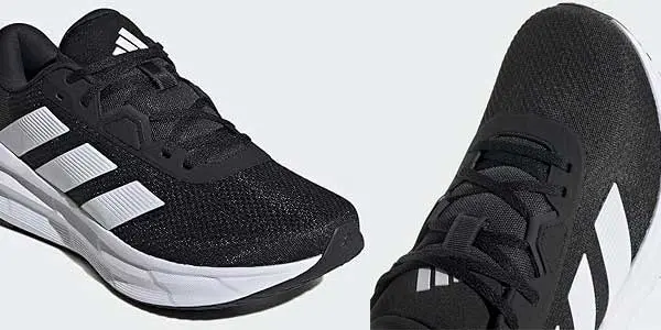 zapatillas adidas galaxy 7 negras y blancas hombre oferta