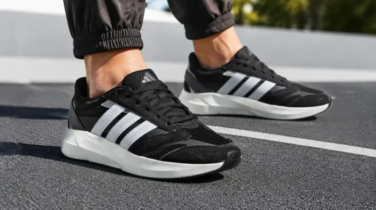 Zapatillas adidas Lightshift 2.0 para hombre en negro y blanco