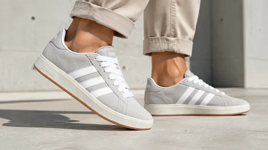 Zapatillas adidas Men's Grand Court Base 00s, estilo clásico y cómodo