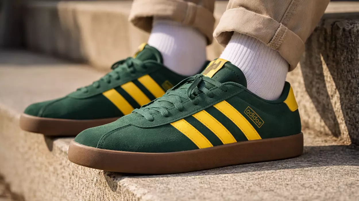 Adidas VL Court 3.0 Green Yellow para hombre