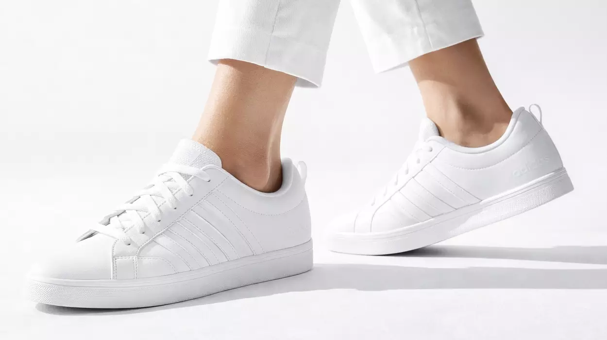 zapatillas Adidas Vs Pace 2.0 completamente blancas baratas
