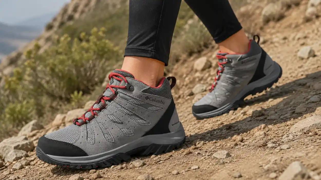 zapatillas Columbia Redmond III mid grises