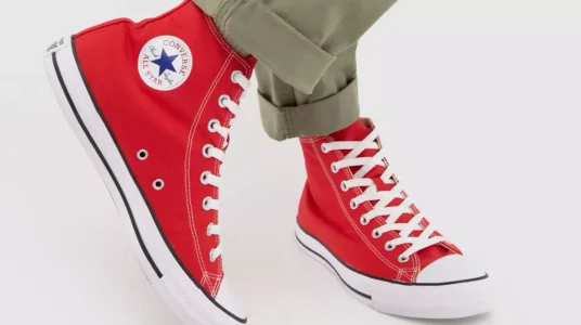 Converse All Star Hi rojas zapatillas unisex baratas