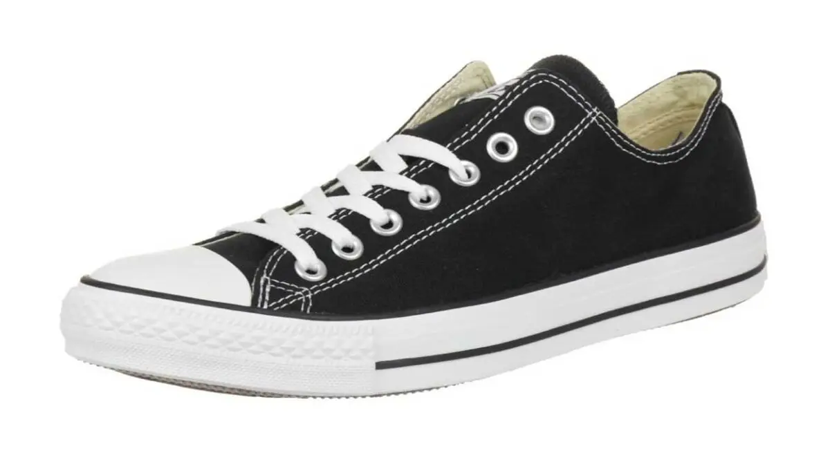 Zapatillas bajas Converse negras unisex