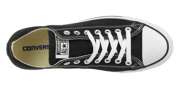 Converse bajas negras oferta