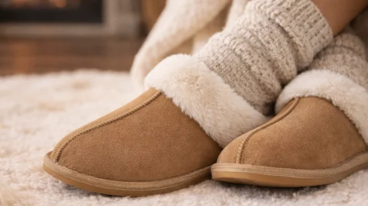 zapatillas de invierno para casa Mishansha con forro de peluche