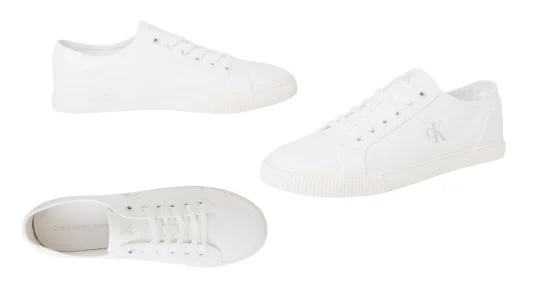 zapatillas de lona Calvin Klein Essential para hombre baratas