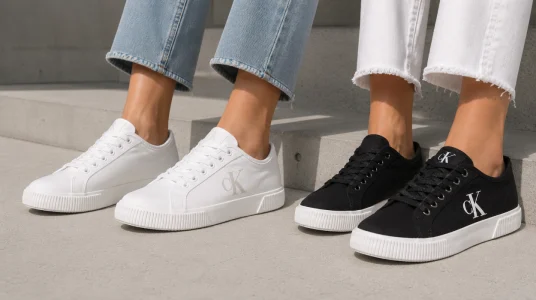 Zapatillas de lona Calvin Klein mujer