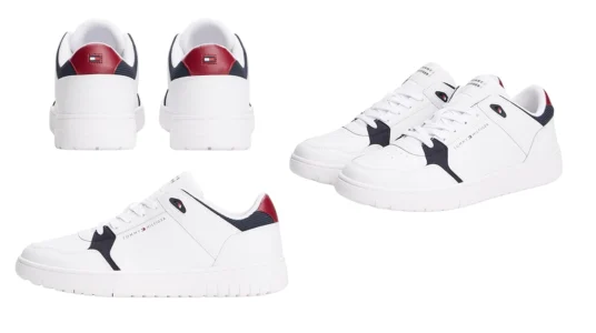 zapatillas de piel Tommy Hilfiger Basketball para hombre