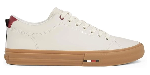 zapatillas de piel Tommy Hilfiger Street Patch para hombre oferta