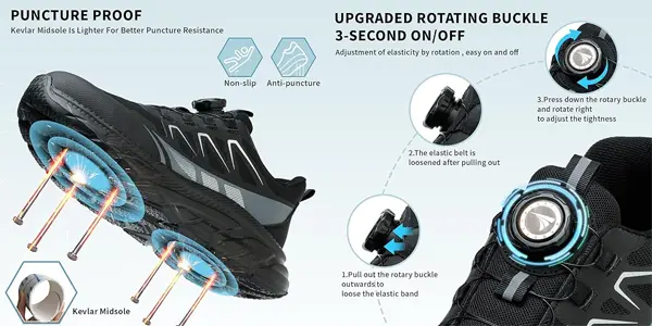 Zapatillas de seguridad BAXIWUY