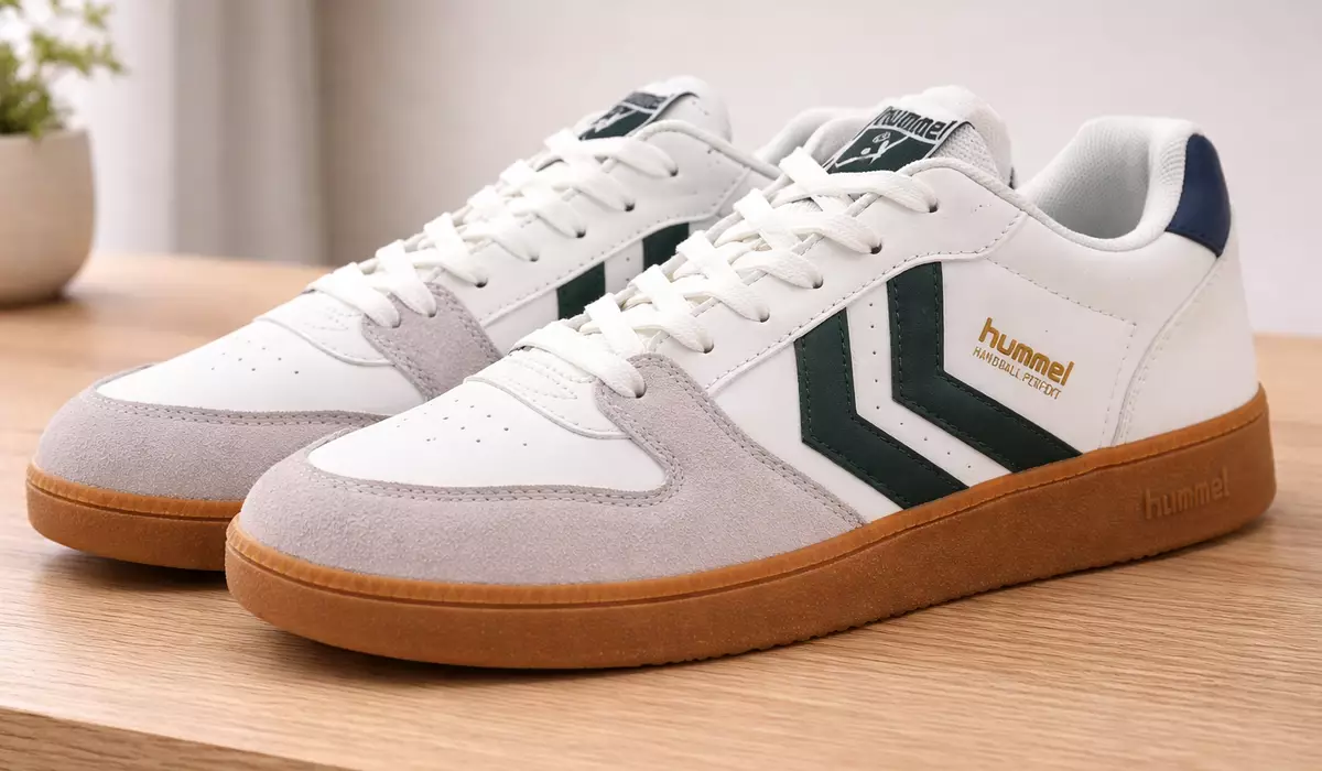 zapatillas Hummel Handball Perfekt en color blanco