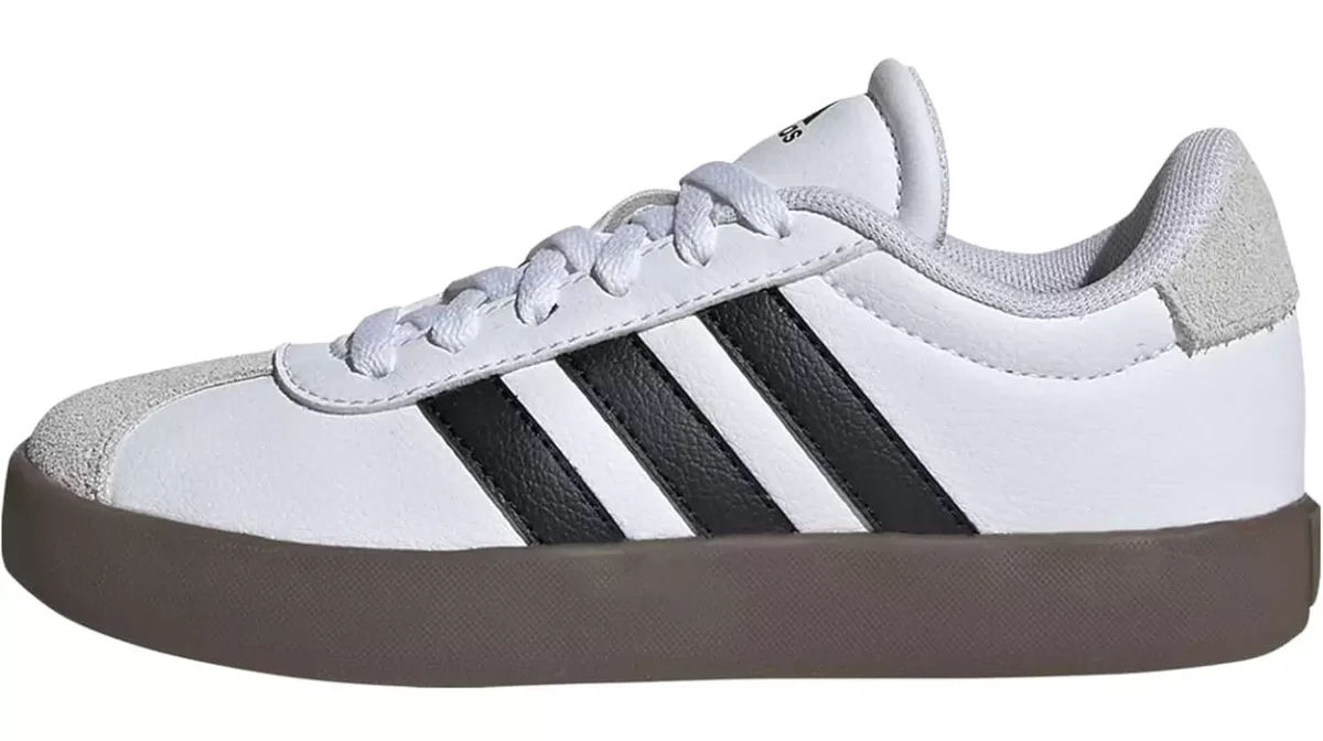 Zapatillas infantiles Adidas VL Court 3.0 en color blanco