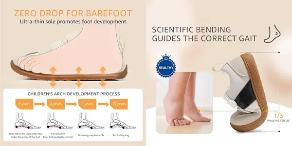 Zapatillas infantiles barefoot STQ KIDS