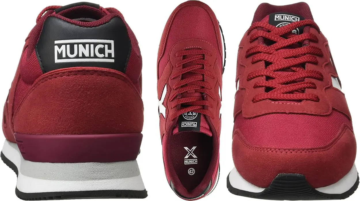 Zapatillas Munich Dash rojas unisex para adulto baratas