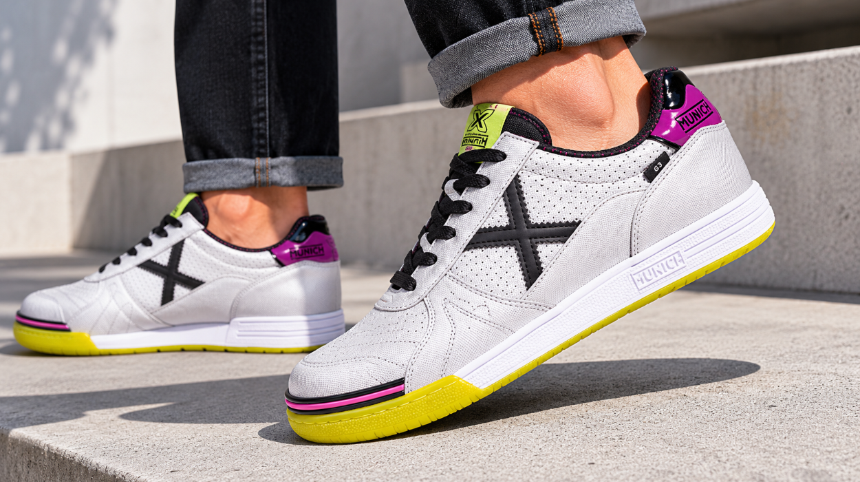 Descubre el diseño único de las zapatillas MUNICH G-3 453