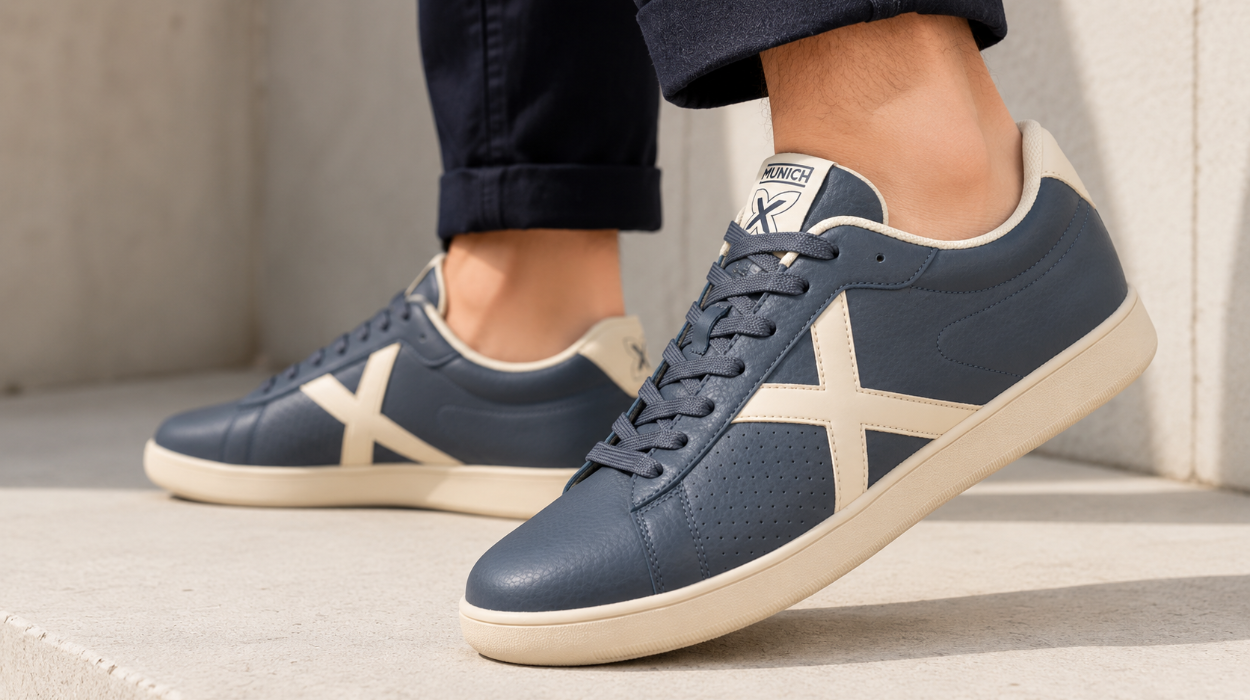 Zapatillas Munich Open 06 unisex, minimalismo urbano con estilo